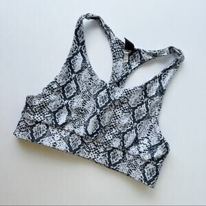 SAAVI Snake Print Indi Racerback Sports Bra